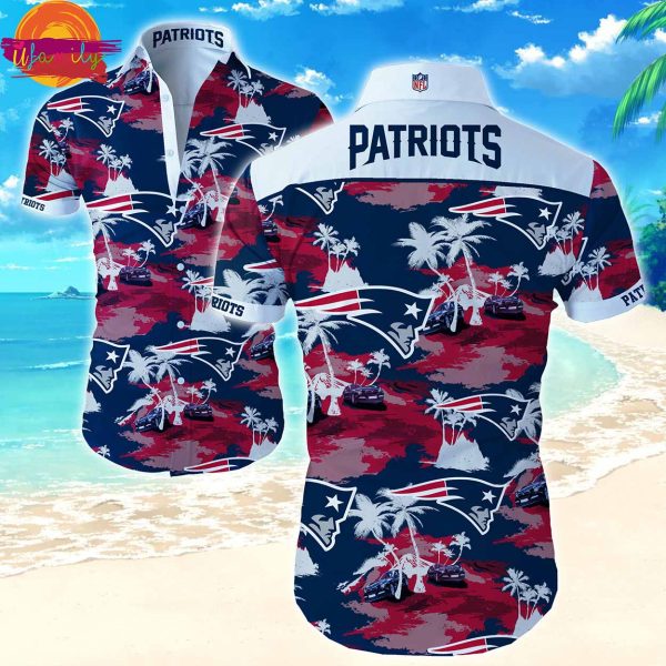 New England Patriots Island Hawaiian Shirt