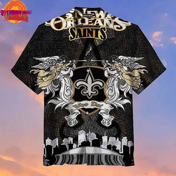 New Orleans Saints Who Dat Hawaiian Shirt