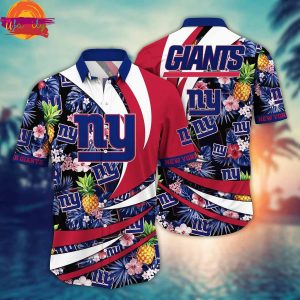 New York Giants Pineapple Hawaiian Shirt Summer Style