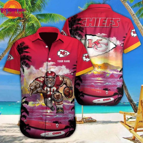 Personalized Kansas City Chiefs Island Warrior Hawaiian Shirt Style