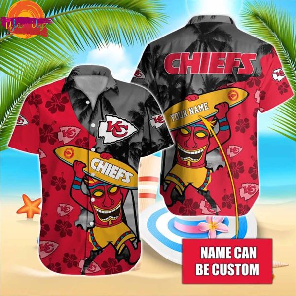 Personalized Kansas City Chiefs Surf Spirit Hawaiian Shirt Style