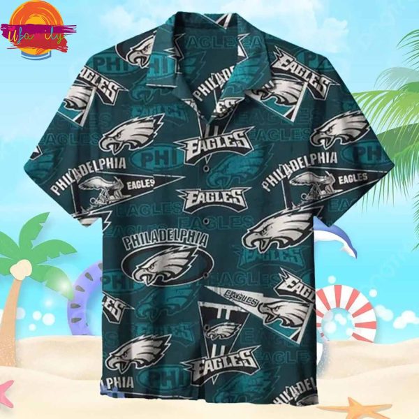 Philadelphia Eagles Hawaiian Shirt Summer Beach