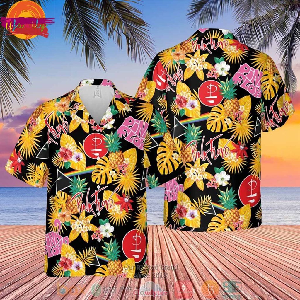 Pink Floyd Band Pineapple Hawaiian Shirt