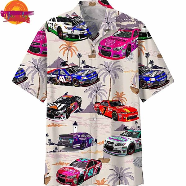 Racing Car Hawaiian Shirt Gifts For Men