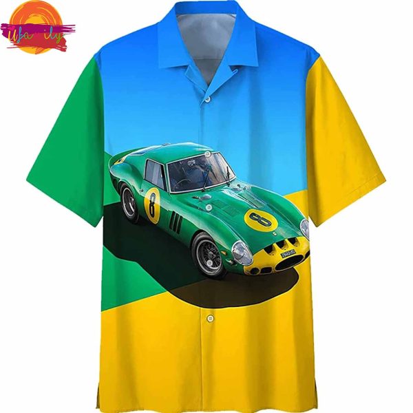 Racing Car Hawaiian Shirt Style