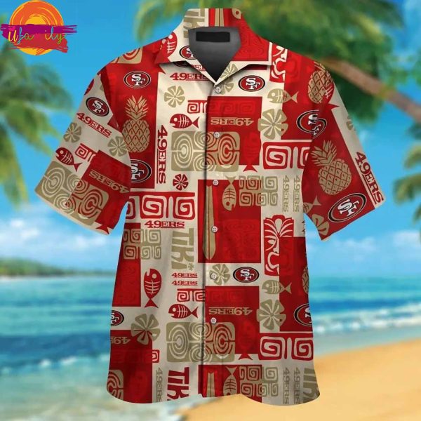 San Francisco 49ers Hawaiian Shirt Style