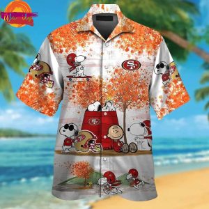 San Francisco 49ers Snoopy Hawaiian Shirt Style