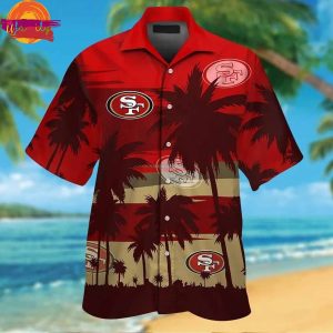 San Francisco 49ers Tropical Hawaiian Shirt Style