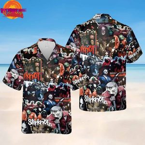 Slipknot Band Collage Vintage Hawaiian Shirt Style