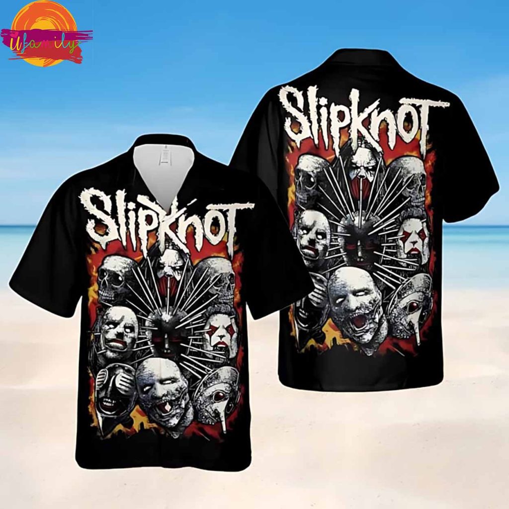 Slipknot Metal Paradise Hawaiian Shirt Style