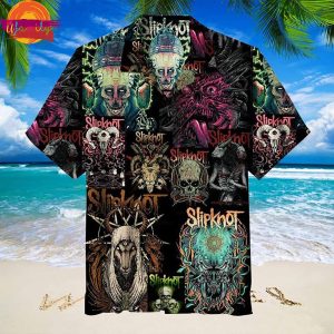 Slipknot Rock Band Dark Fantasy Art Hawaiian Shirt Style