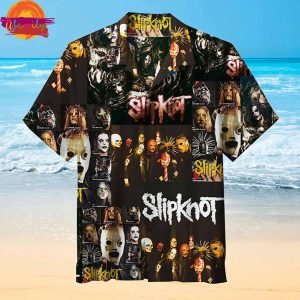 Slipknot Rock Band Iconic Masks Collage Hawaiian Shirt Style