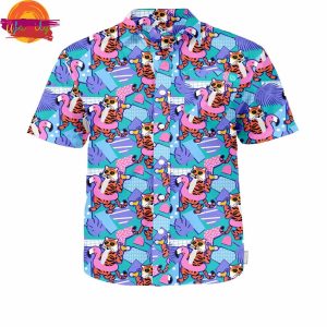 Summer Cool Cats Hawaiian Shirt Style 1