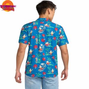 Summer Santa Surfing Hawaiian Shirt 3