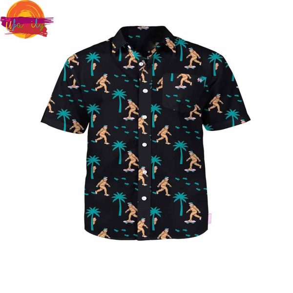 Summer Sasquatch Shredder Hawaiian Shirt