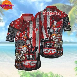 Tampa Bay Buccaneers Horror Movie Hawaiian Shirt