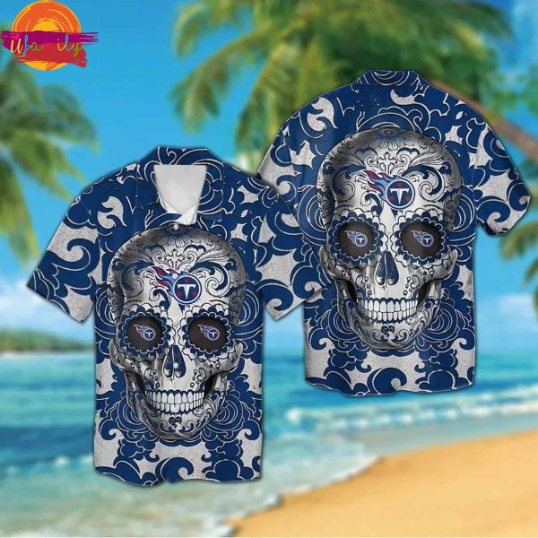 Tennessee Titans Sugarskull Hawaiian Shirt Style