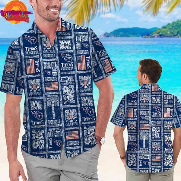 Tennessee Titans Summer Commemorative Hawaiian Shirt