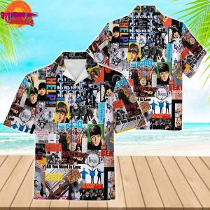 The Beatles Album Hawaiian Shirt Style