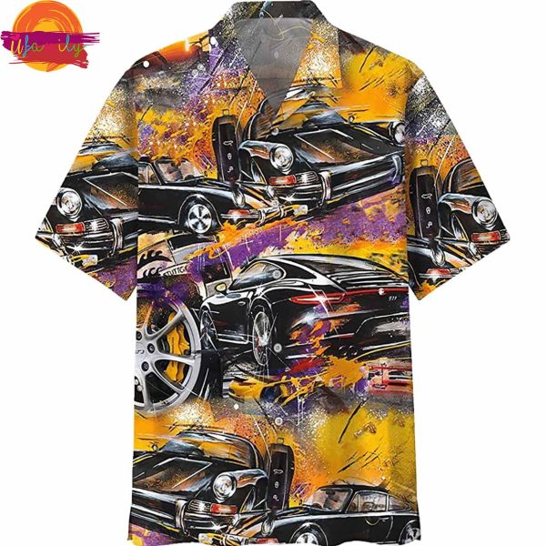 Vintage Racing Car Hawaiian Shirt