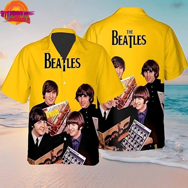 Yellow Album The Beatles Hawaiian Shirt Style