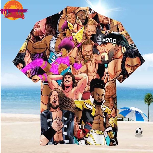 130 World Wrestling Entertainment WWE Hawaiian Shirt Style