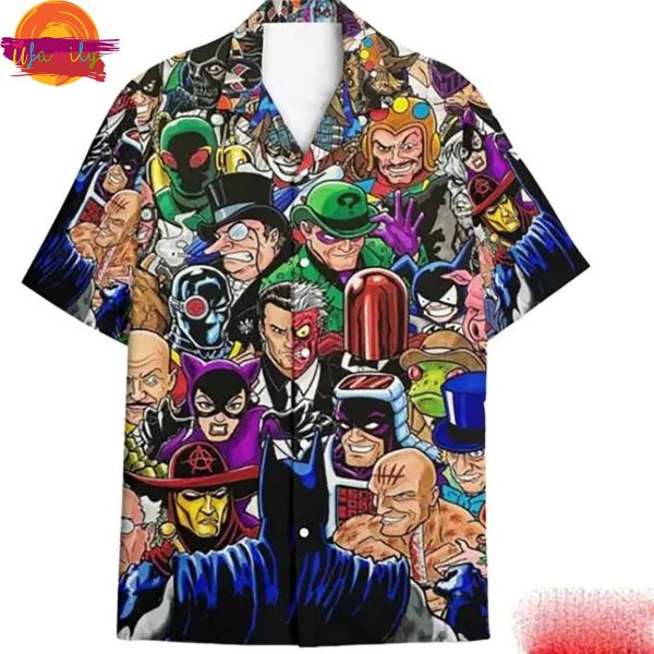 Batman Vs Villain Hawaiian Shirt For Men