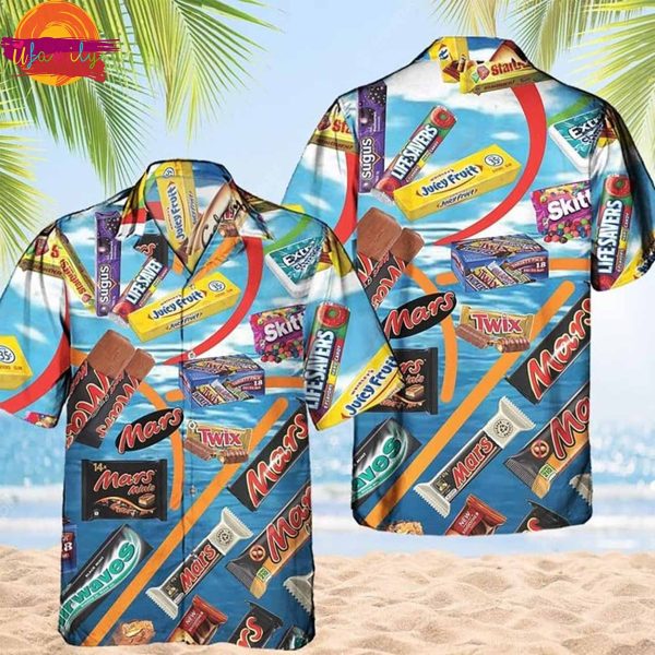 Candy Juicy Fruit Hawaiian Shirt Style