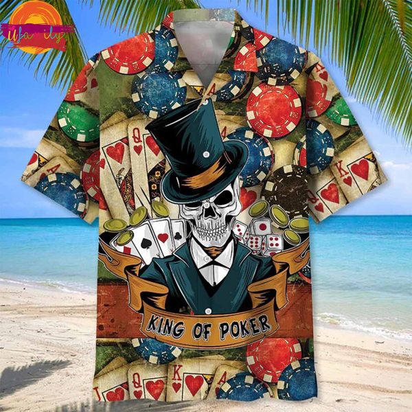 Casino Skull Summer Beach Hawaiian Shirt Style