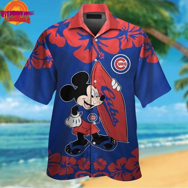 Chicago Cubs Mickey Mouse Hawaiian Shirt