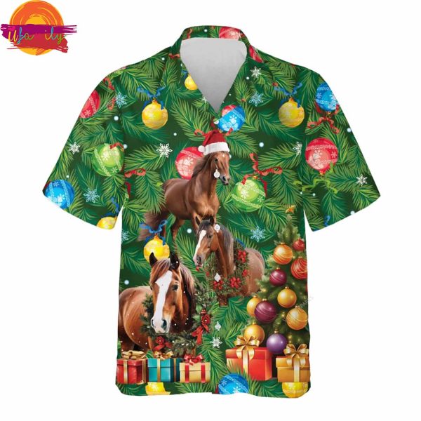 Christmas Horse Hawaiian Shirt