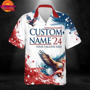 Custom Eagles American Hawaiian Shirt Style 2