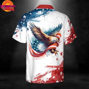 Custom Eagles American Hawaiian Shirt Style 3