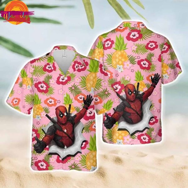 Deadpool Pineapple Hawaiian Shirt Style