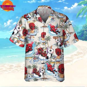 Deadpool Summer Beach Trending Aloha Hawaiian Style