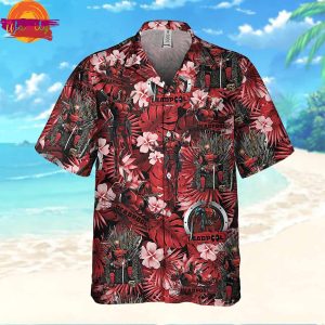 Deadpool Summer Floral Vacation Happy Hawaiian Shirt Style 1