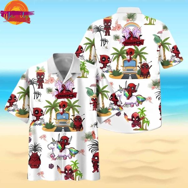 Deadpool Summer Vacation Aloha Trending Hawaiian Style Shirt