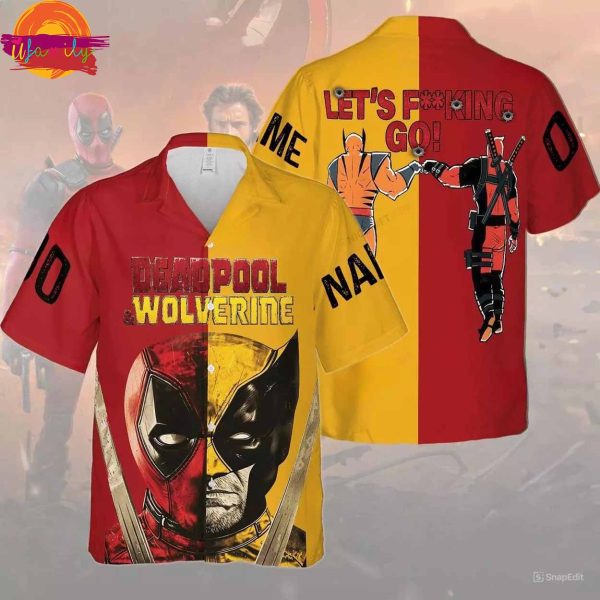 Deadpool x Wolverine Custom Hawaiian Shirt Style