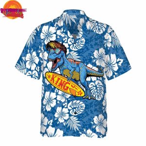 Dinosaur King Surfing Hawaiian Shirt Style 2