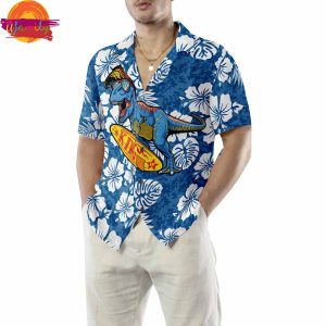 Dinosaur King Surfing Hawaiian Shirt Style 4