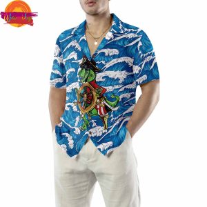 Dinosaur Pirate Hawaiian Shirt Style 4