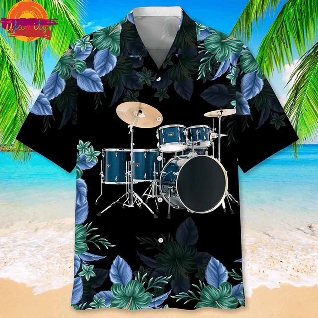 Drum Hawaiian Shirt For Drummer