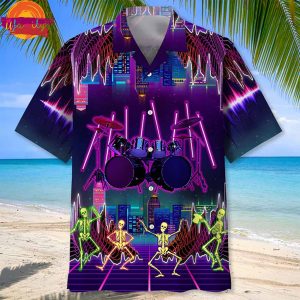 Drum Hawaiian Shirt for Beach Days