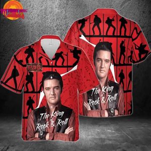 Elvis Presley The King Of Rock & Roll Hawaiian 3D Shirt Style