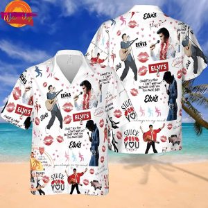 Elvis Presley The King of Rock Vacation Hawaiian Shirt