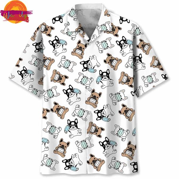 French Bulldog Funny Hawaiian Shirt Style