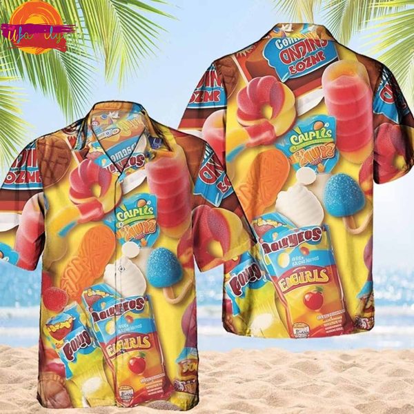 Gummy Candy Hawaiian Shirt Style