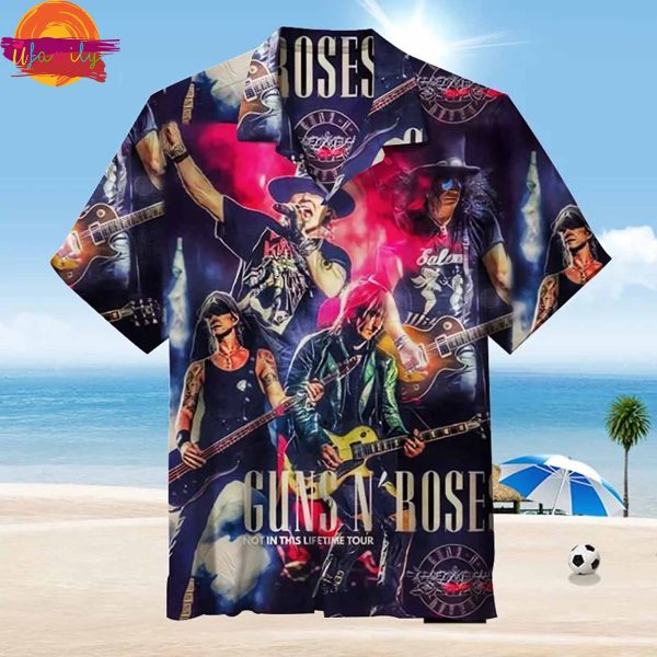 Guns N Roses Live Stage Hawaiian Shirt Style