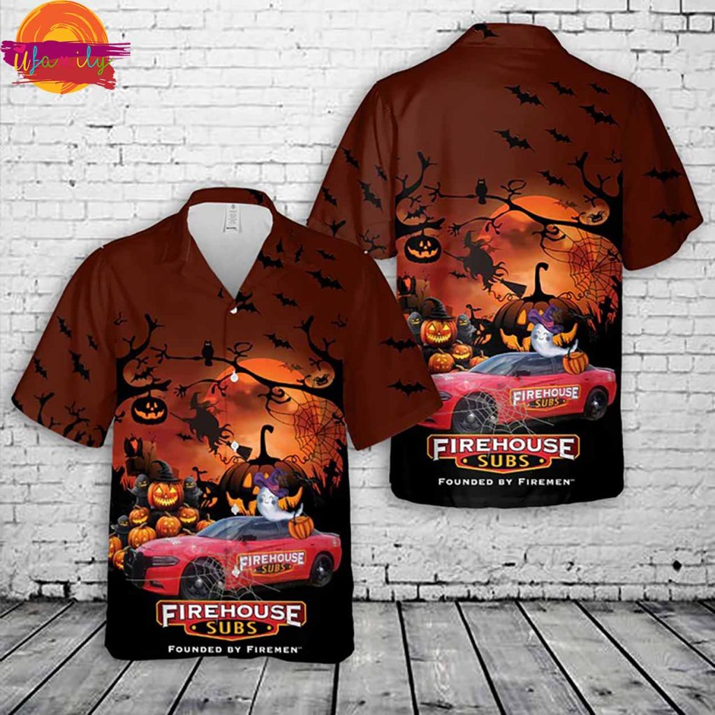 Halloween Firehouse Subs Hawaiian Shirt Style