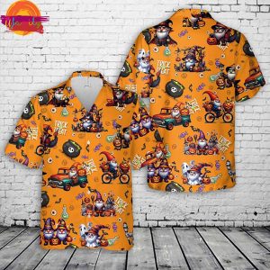 Halloween Gnomes Hawaiian Shirt Style